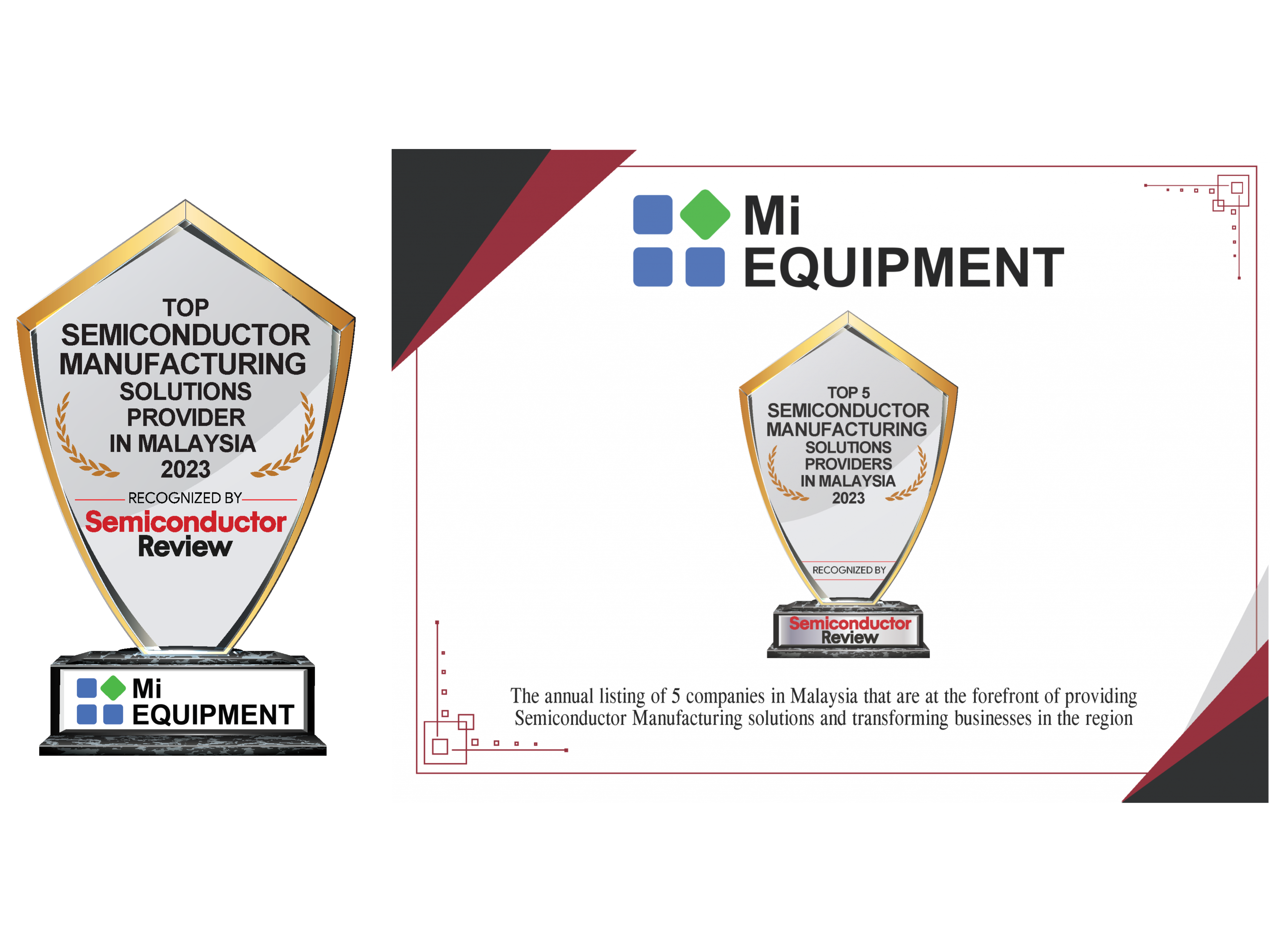 Top Semiconductor Manufacturing Solutions Provider
2023